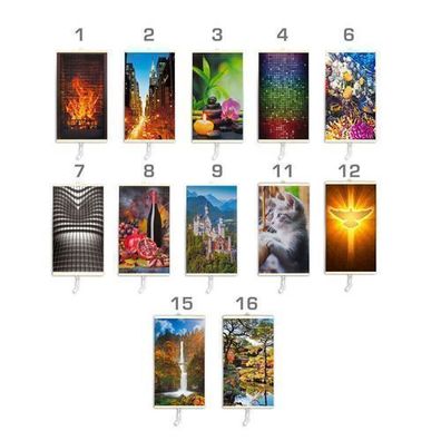 Heizpaneel Infrarotheizung Heizplatten Infrarotheizer 17 Mustern Mit Schalter