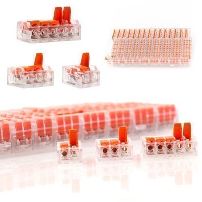 Rosfix Set Schnellverbinder 75 Stk – 0,14–4 mm² | 250V 32A im Box