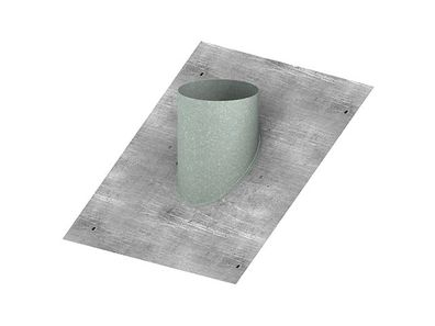 Kermi x-well Universal-Dachpfanne NW 125 für Dachhaube, schwarz - Y2402125006K
