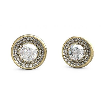 Einzigartige Solitär-Ohrringe mit Goldauflage JUBE03396JWYGT/U