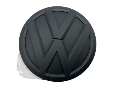 Original VW Emblem schwarz Matt Amarok 2H hinten Heckklappe Logo Zeichen OEM