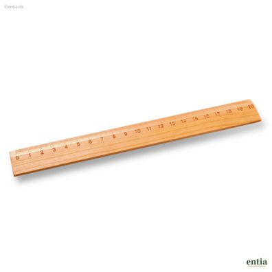 Kirschholz Lineal 20 cm – Stilvolles Messen mit sozialem Wert