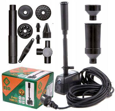 Fontänenpumpe 28W mit Filter und Düsen-Set