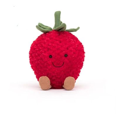NEU Jellycat Erdbeere Plüschtier Kuscheltier Stofftier Spielzeug Geschenk Kinder 16CM