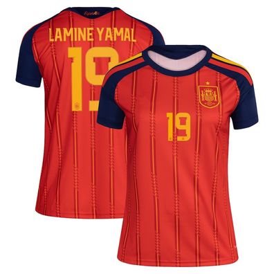 Spanien Fußball Trikot WM 2026 Heimtrikot Damen Lamine Yamal 19