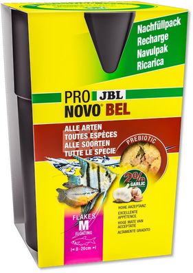 JBL ProNovo Bel Flakes M 750ml Nachfüllpack Futter für Fische 8-20cm