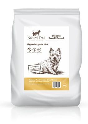 2kg Natural Trail Insekten Hundefutter Small Breed Hypoallergen