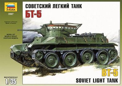 Zvezda 923507 BT-5 Panzer in 1:35 Zvezda 3507 Bausatz