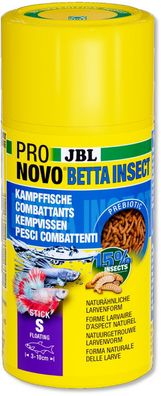 JBL ProNovo Betta Insect Sticks S 100ml Futter für Fadenfische Makropoden Kampffische