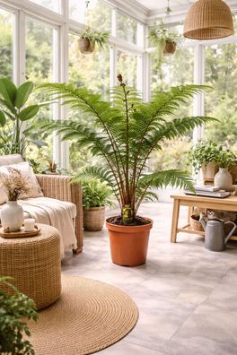 Australischer Baumfarn Cyathea Australis 80-100 cm Schnellwüchsiger Zimmerfarn