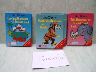 Schneider 1986/87 Walt Disney Verrückte abenteuer Goofy Tick Trick Track Doanld Duck