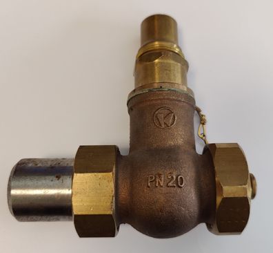 Entleerungsventil AG-AG 1? PN 20 Rotguss