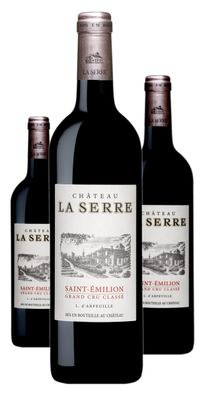 3 x Château la Serre Grand Cru Classé St. Émilion AC – 2017