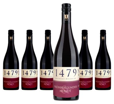 6 x Weingut Nelles Frühburgunder & Merlot trocken – 2018