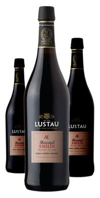 3 x Emilio Lustau Moscatel Superior Sherry