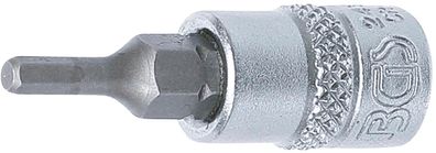 BGS Bit-Einsatz | Antrieb Innenvierkant 6,3 mm (1/4") | Innensechskant 3 mm