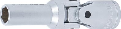 Glühkerzen-Gelenk-Einsatz Sechskant | Antrieb Innenvierkant 10 mm (3/8") | SW 9 mm