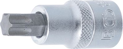 BGS Bit-Einsatz | Antrieb Innenvierkant 12,5 mm (1/2") | T-Profil (für Torx) T55