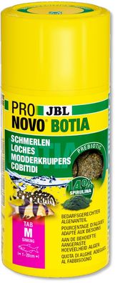 JBL ProNovo BOTIA TAB M 100ml Futter für Saugschmerlen Flossensauger Dornaugen uvm