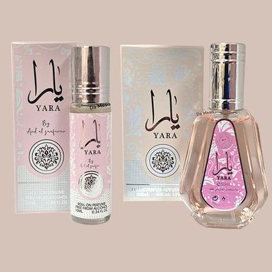Lattafa Parfum Yara Set Eau de Parfum 50ml und Yara Parfümöl 10 ml