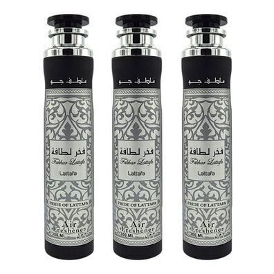 Lattafa Fakhar Homme Raumduft Set 3x300ml Air Freshener - Raumspray