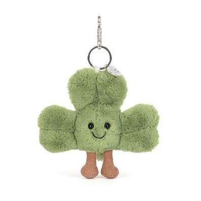 Jellycat Kleeblatt 10cm Anhänger Kuscheltier Spielzeug Plüschtier weich Geschenk