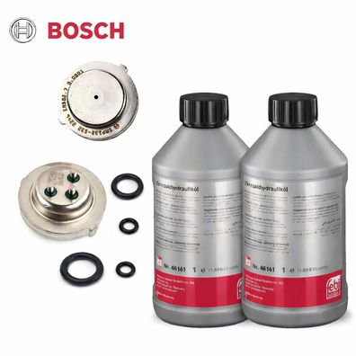 2x Bosch Drucksensor + 2L Febi Öl für VW Audi Seat Skoda DSG 7G DQ380 381 500