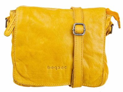 Bagsac Unisex Leder Umhängetasche B486009 - Farben: gelb