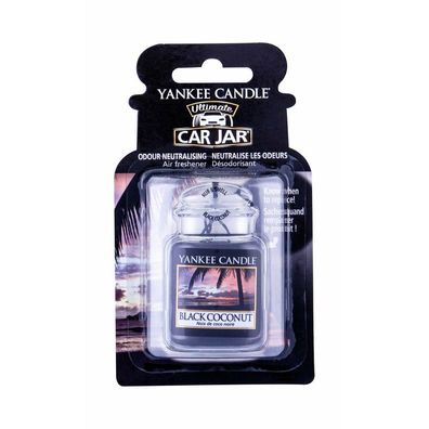 YANKEE CANDLE Auto Jar Ultimate Hanging Auto Lufterfrischer schwarz Kokosnuss