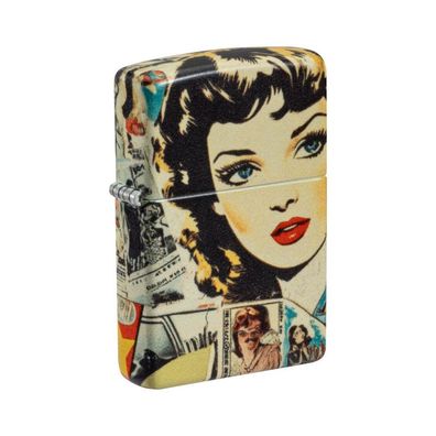 Zippo Benzin-Feuerzeug color 540 Collage 50th 60007652, unbefüllt