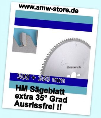 Fortmatsäge HM Sägeblatt Ausrissfrei ! 350mm Z108, 300mm Z96 Formatsäge Plattensä