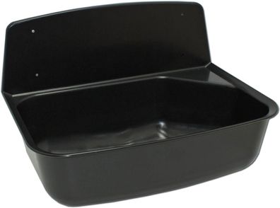 Haas Wandausgussbecken - komplett - schwarz NINA