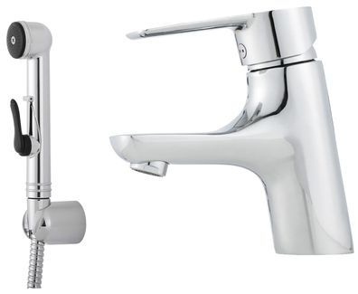 Mora CERA B5 Sanette Waschtisch-Einhebelmischer mit Handbrause Chrom