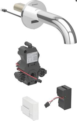 Geberit Elektronik-Waschtischm. Piave Ausl 220 f Netzb. F.-Einh. UP o Mi chrom