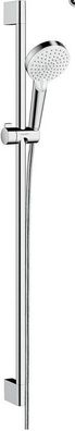 HG Brausestangenset Crometta Vario Stange 90cm Eco 9 l/min weiß/verchromt