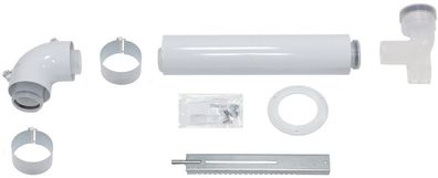 Vaillant Grundbausatz PP Abgasl. DN80 im Schacht d= 60/100mm