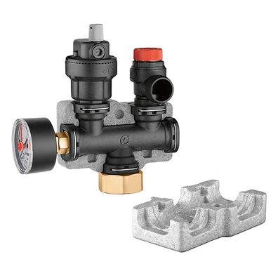 Caleffi Kessel-Sicherheitsgruppe aus Kunststoff bis 50 kW 1" 3 bar TÜV