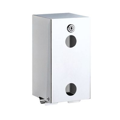 Delabie WC-Papierhalter f. 2 Rollen, Edst. 1.4301 hgl. pol