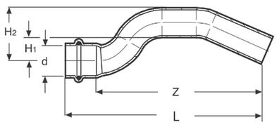Frabo Pressfitting Überbogen I/I & I/A 12 - 22 mm