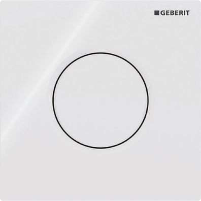 Geberit commande manuelle d'urinoir HyTouch, design Sigma01 blanc