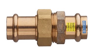 Frabo Rohrverschraubung I/I aus Rotguss flachdichtend 12 - 54 mm