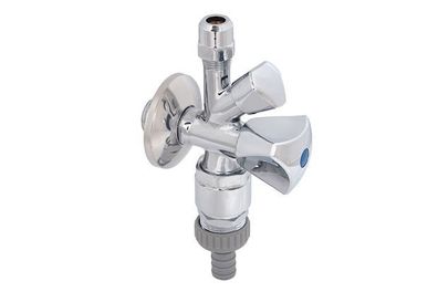 JS KOMBI-ECKVENTIL, ICHT Selbstd. RB, V,3-KT. GR.,1/2", OL. Verchromt