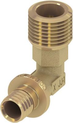 TECEflex Winkelübergangsnippel Rotguss 1/2"-1" 16-32mm