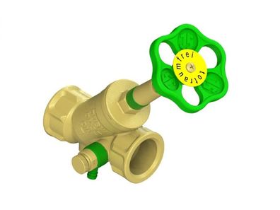 JS KFR-VENTIL, Muffenanschluss M. ENTL., TEIG. SP., N25, G 1", VGW