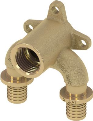 TECEflex U-Doppel-Wandscheibe RG druckverlustopt. d= 20mmx1/2 IGx20mm