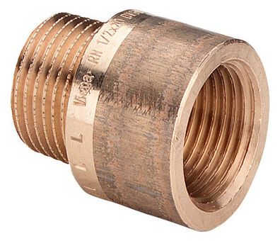 Viega Hahnverlängerung Rotguss, 3/8 25mm