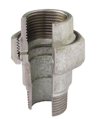 Atusa Temperguss Verschraubung Nr. 331 verzinkt, I/A, flachdichtend 1 1/4