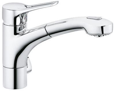 Kludi Spültischmischer m Handbrause u Geräteanschluss verchromt