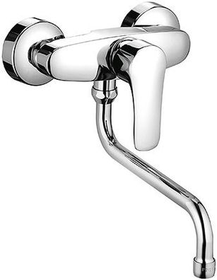 Kludi Spültischarmatur - Hebelmischer Wandmontage verchromt