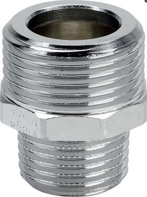 Viega Gewindestutzen verchromt, Mehrkant AG 3/4x1/2